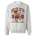 Delta Zeta Basketball Bear Philanthropy Crewneck 2