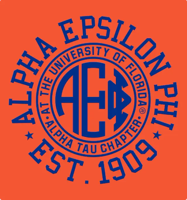 Alpha Epsilon Phi Circular Logo Lettering PR Shorts