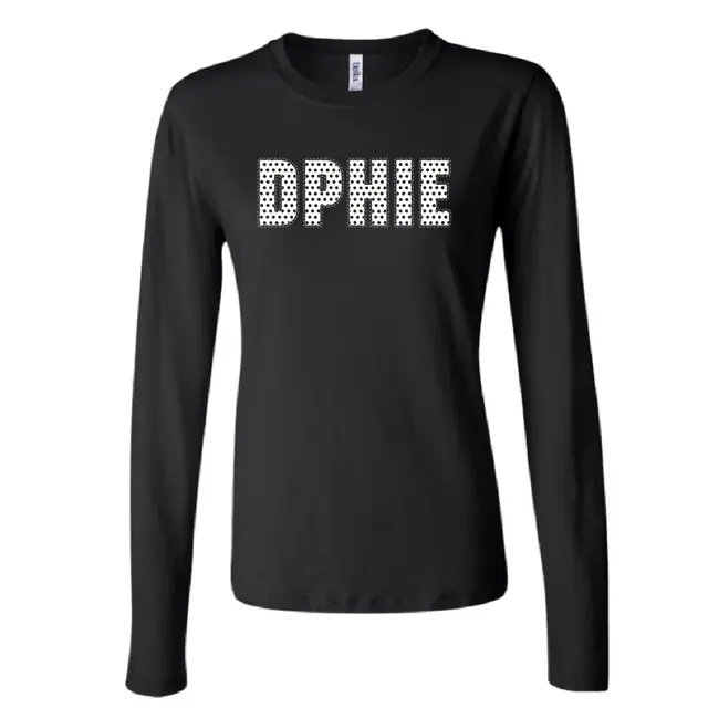 Delta Phi Epsilon Polka Dot Text PR Shirt 2