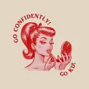 Kappa Delta Retro Glam Illustration PR Shirt