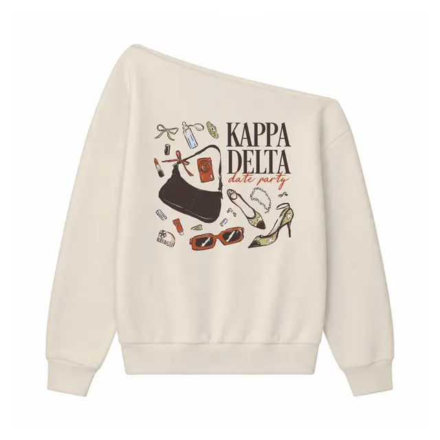 Kappa Delta Accessories Illustration Date Party Hoodie 2