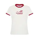 Delta Phi Epsilon Bold Lettering Football Graphic Homecoming Shirt 2