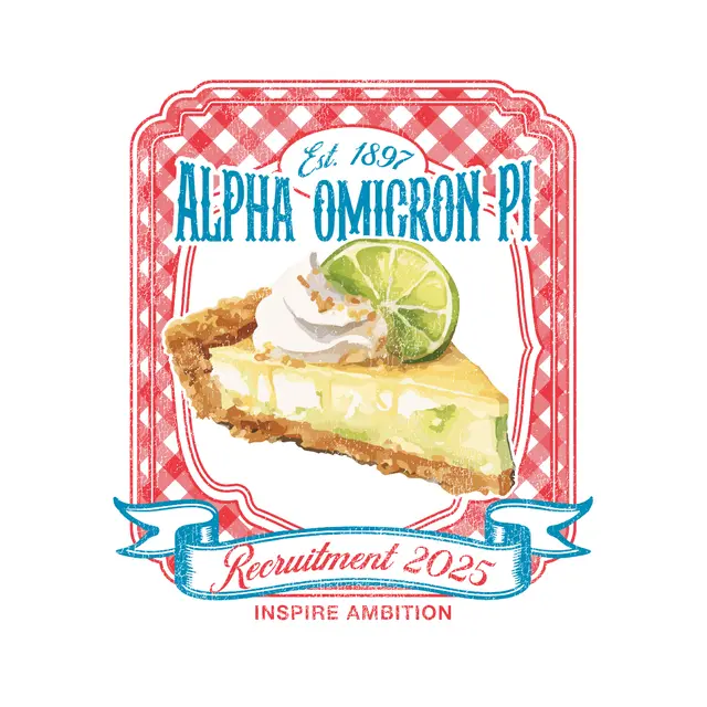 Alpha Omicron Pi Key Lime Pie Rush Shirt