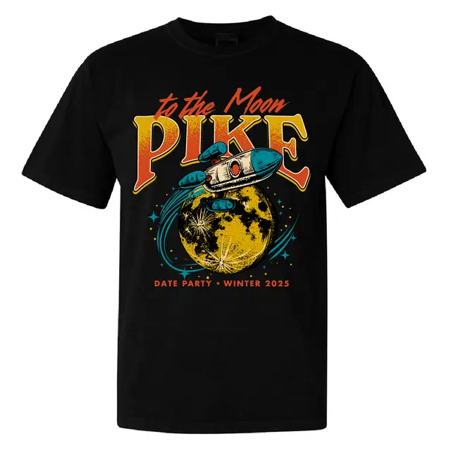 Pi Kappa Alpha PIKE Rocket and Moon Date Party Shirt 2