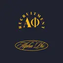 Alpha Phi Gold Texts and Oval Recruitment Sweater