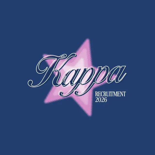Kappa Kappa Gamma Pink Halftone Star Recruitment Shirt