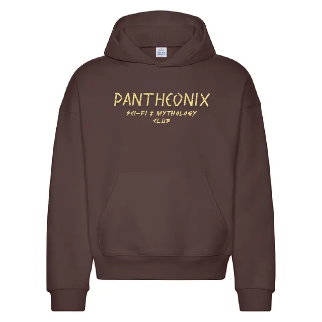 Sci-Fi & Mythology Club Pantheonix Rustic Text PR Hoodie 2