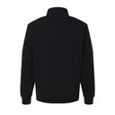 Independent Trading Co. Unisex Midweight Quarter-Zip Pullover Black Back