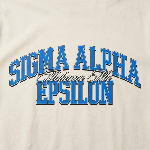 Sigma Alpha Epsilon Block Lettering Game Day Crewneck
