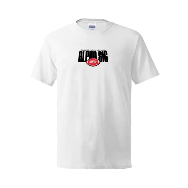 Alpha Sigma Phi Bold Lettering Game Day Shirt 2
