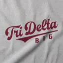 Delta Delta Delta Script Lettering Big Little Reveal Shorts