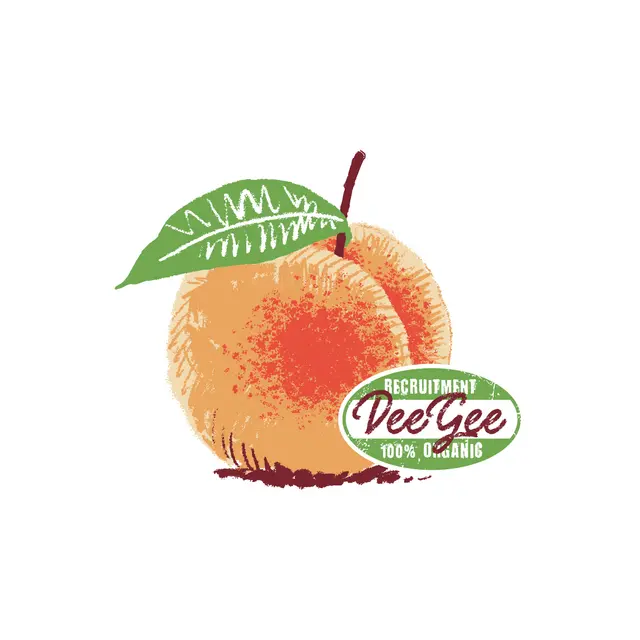 Delta Gamma Peach Graphic Recruitment Shirt