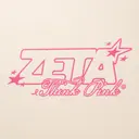 Zeta Tau Alpha Bubble Lettering Philanthropy Tank