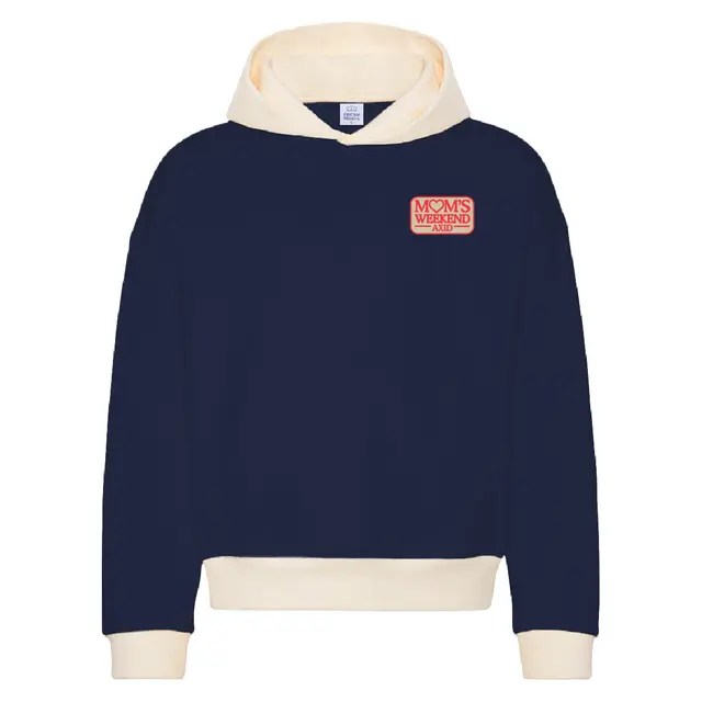 Alpha Xi Delta Heart Text Mom's Weekend Hoodie 2