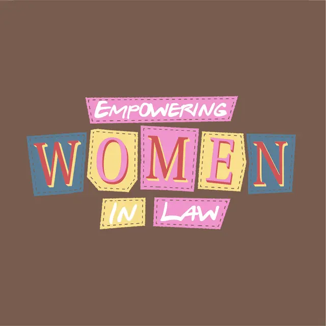 Women in Law Colorful Patchwork Design Crewneck