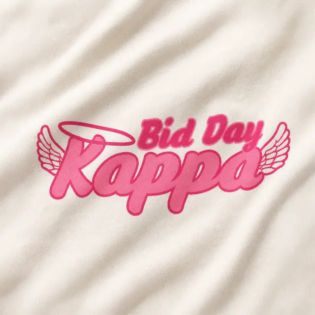 Kappa Wings Script Bid Day Tanks