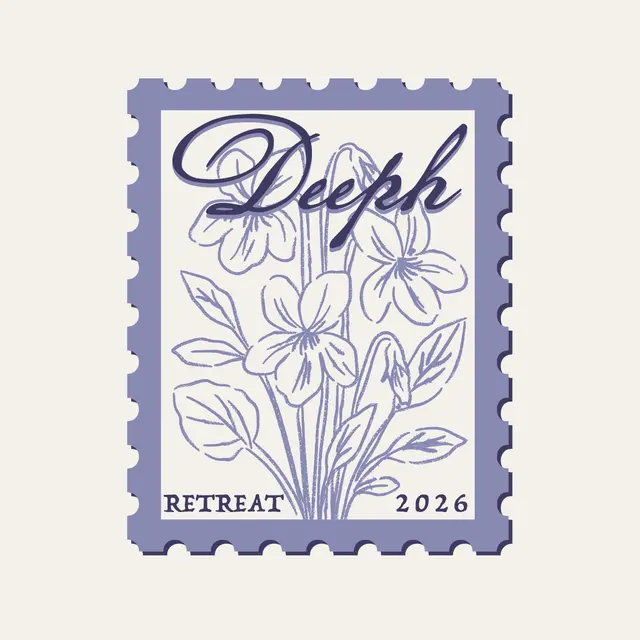 Delta Phi Epsilon Floral Stamp Retreat Shirt