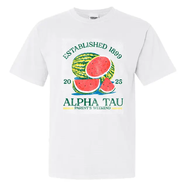 Alpha Sigma Tau Watermelon Graphic Parent's Weekend Shirt 2