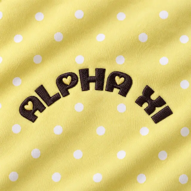 Alpha Xi Block Lettering Heart Design PR Tank