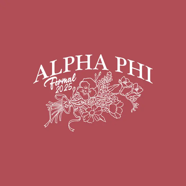Alpha Phi Floral Bouquet Formal Shirt
