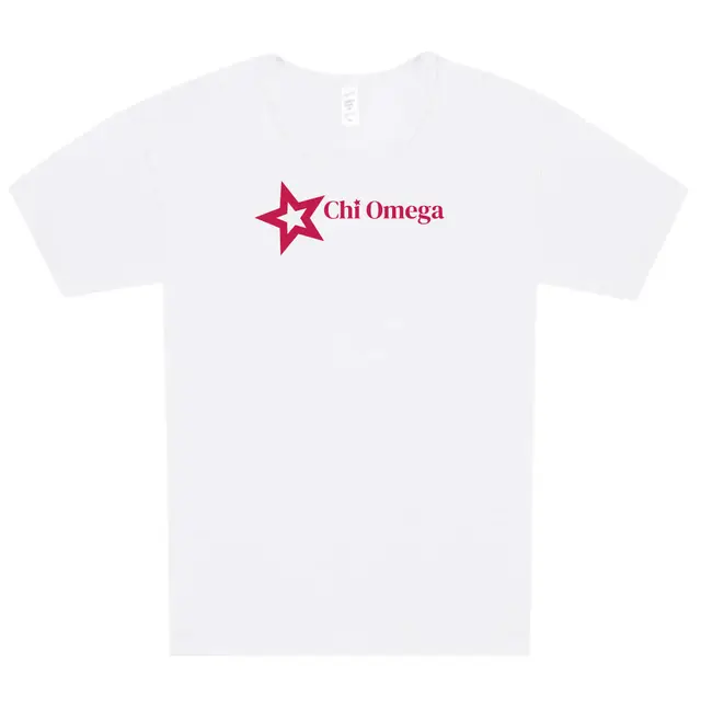 Chi Omega Star Logo PR Shirt 2