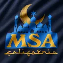 Muslim Student Association Mosque and Crescent Graphic PR Crewneck