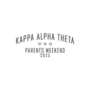 Kappa Alpha Theta Heart Accent Parents Weekend Crewneck