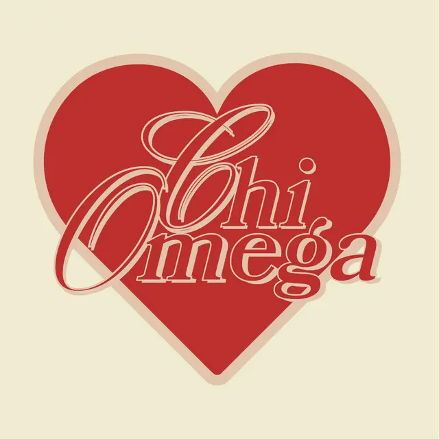 Chi Omega Heart Script PR Shorts