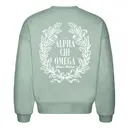 Alpha Chi Omega Laurel Wreath Parent's Weekend Crewneck 2