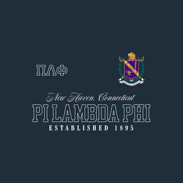 Pi Lambda Phi Crest and Lettering PR Jacket