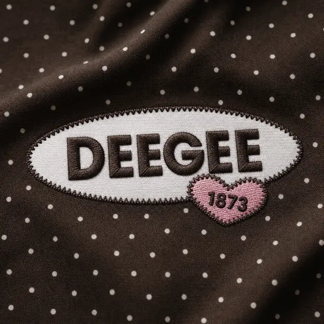 Delta Gamma Polka Dot Text PR Sweater