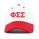 Phi Sigma Sigma Bold Red Letters PR Hat 2