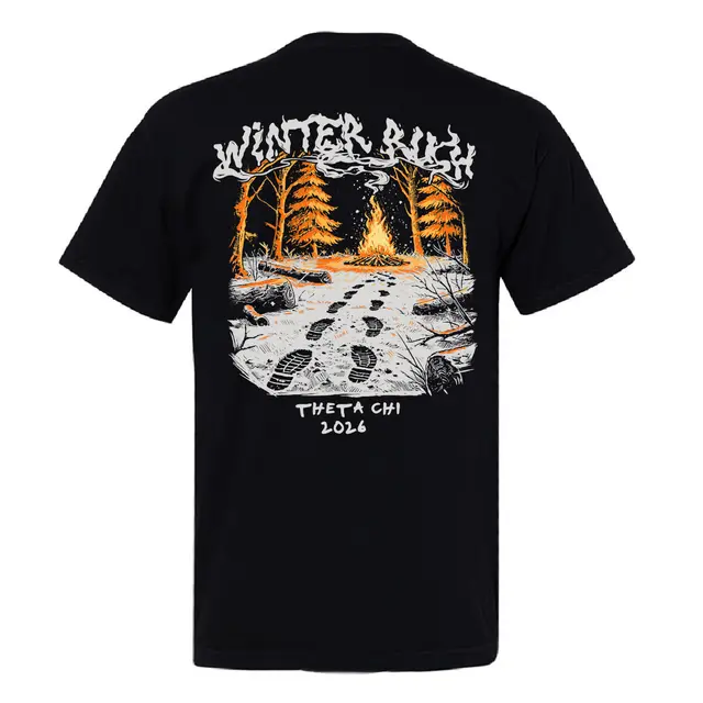 Winter Rush Scenic Campfire Rush Shirt 2