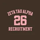 Zeta Tau Alpha Polka Dot Number Recruitment Tank