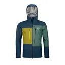Ortovox Deep Shell 3L Jacket - Men's ortl0bh Deep Ocean Front