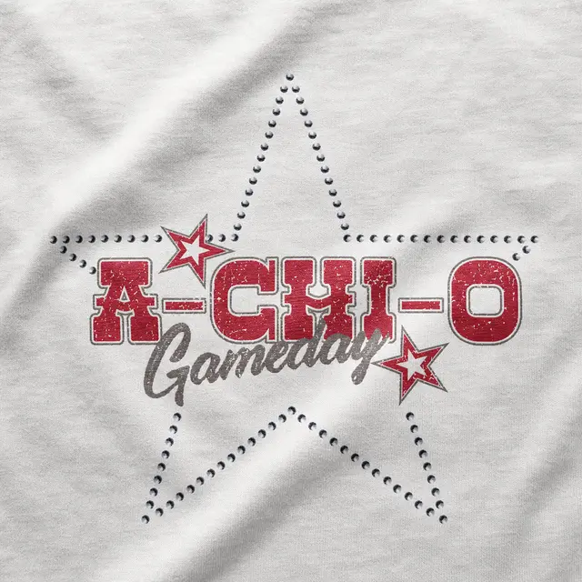 Alpha Chi Omega Star Graphic Game Day Tank