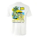 Delta Zeta Chill Turtle Tropical Spring Break Shirt 2