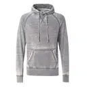 Customizable J America Vintage Zen Fleece Hooded Sweatshirt 8915 Cement Front