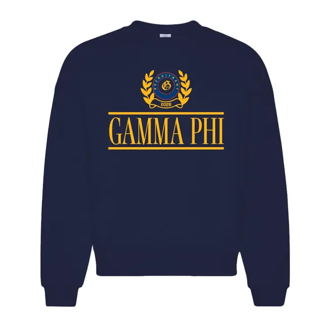 Gamma Phi Beta Laural Ring Rush Crewneck 2