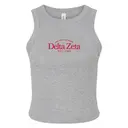 Delta Zeta Bold Red Text PR Tank 2