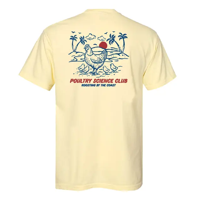 Poultry Science Club Coastal Roosting PR Shirt 2