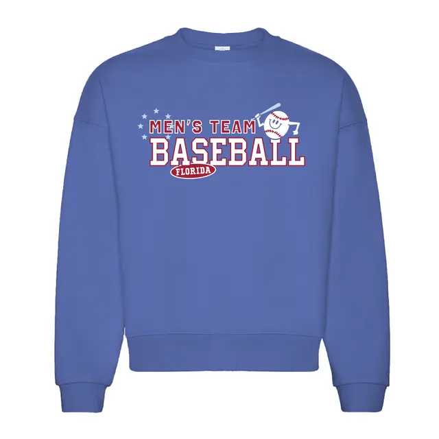 Baseball Team Playful Graphic PR Crewneck 2