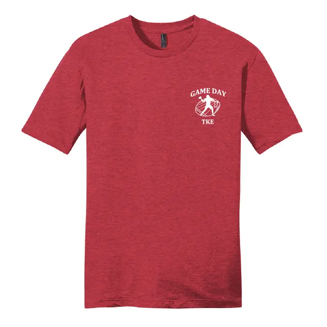 Tau Kappa Epsilon Bold Football Silhouette Game Day Shirt 2