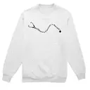 Rockhurst University Curved Stethoscope Nursing Crewneck 2