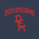 Delta Epsilon Mu Arched Lettering PR Hoodie