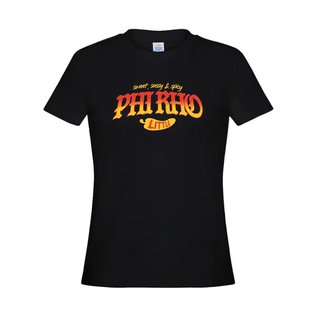 Phi Sigma Rho Bold Lettering Big Little Reveal Shirt 2