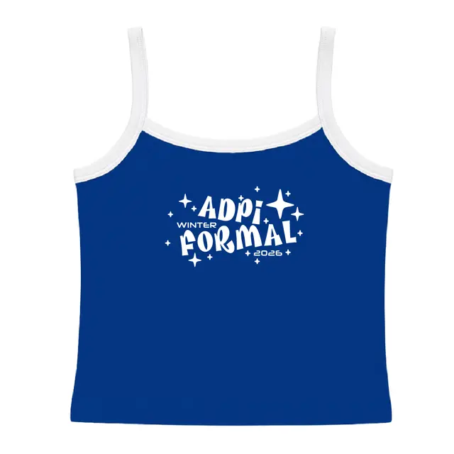 Alpha Delta Pi Whimsical Script Winter Tank 2