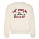 Sigma Alpha Epsilon Bold Baseball Parent's Weekend Crewneck 2
