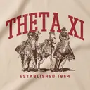 Theta Xi Cowboy Riders Graphic PR Sweater