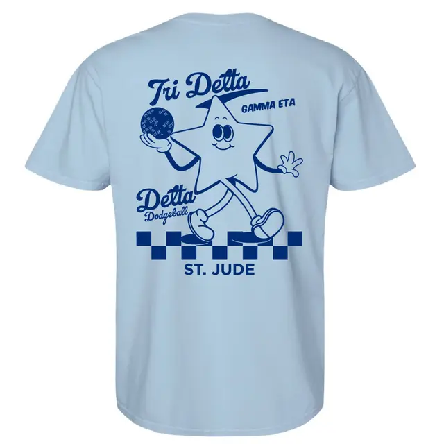 Delta Delta Delta Star Graphic Philanthropy Shirt 2